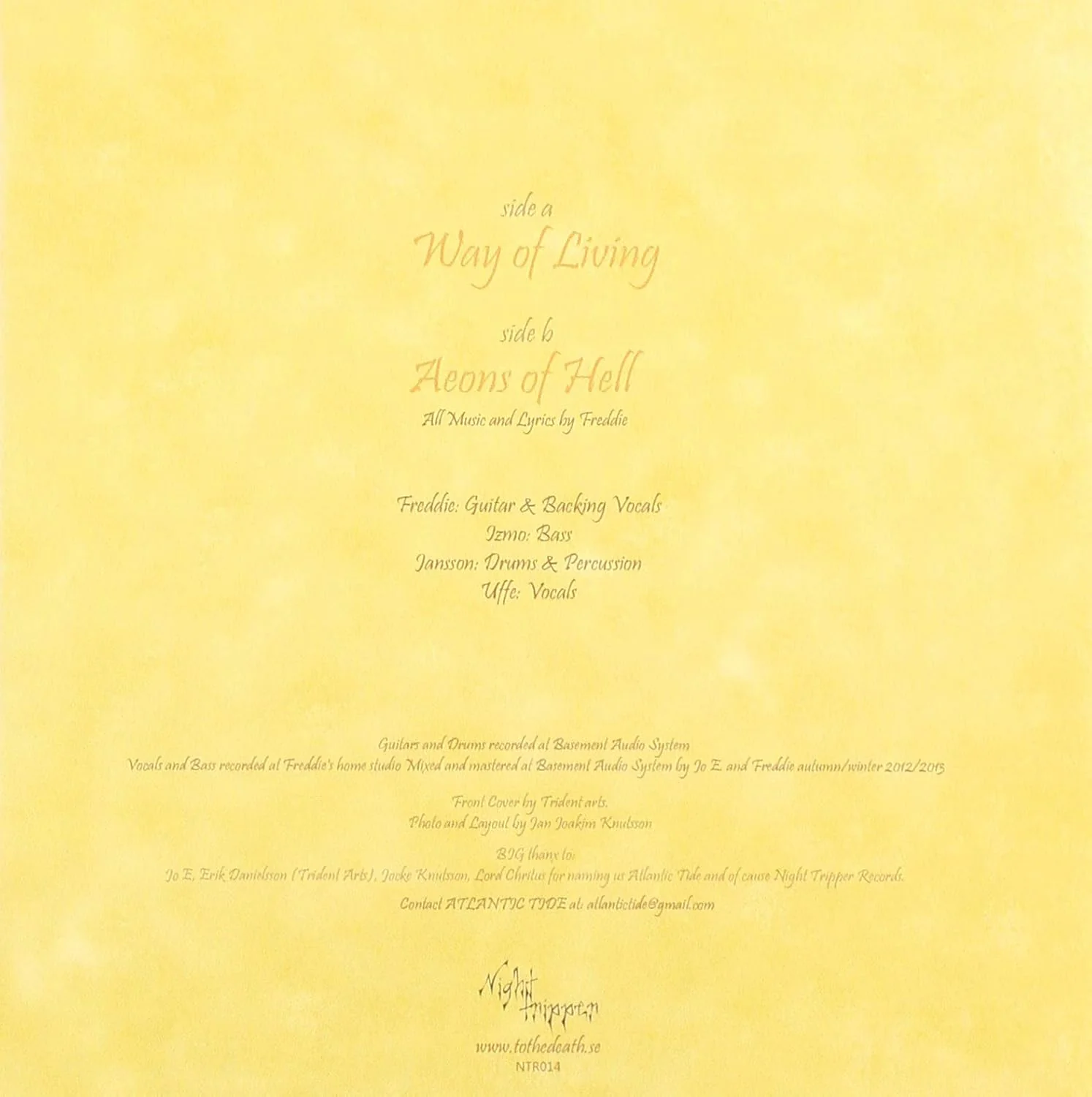 Atlantic Tide - Aeons Of Hell (7 Single) - Image 2