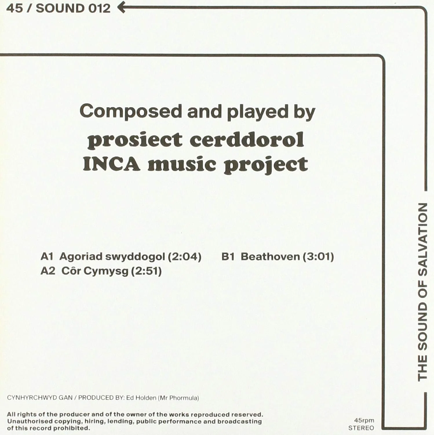 Prosiect Cerddorol Inca Music Project - Image 2