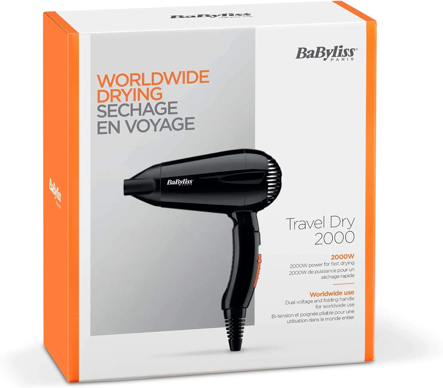 Hairdryer 5344E Babyliss Travel Dry 2000 - Image 5
