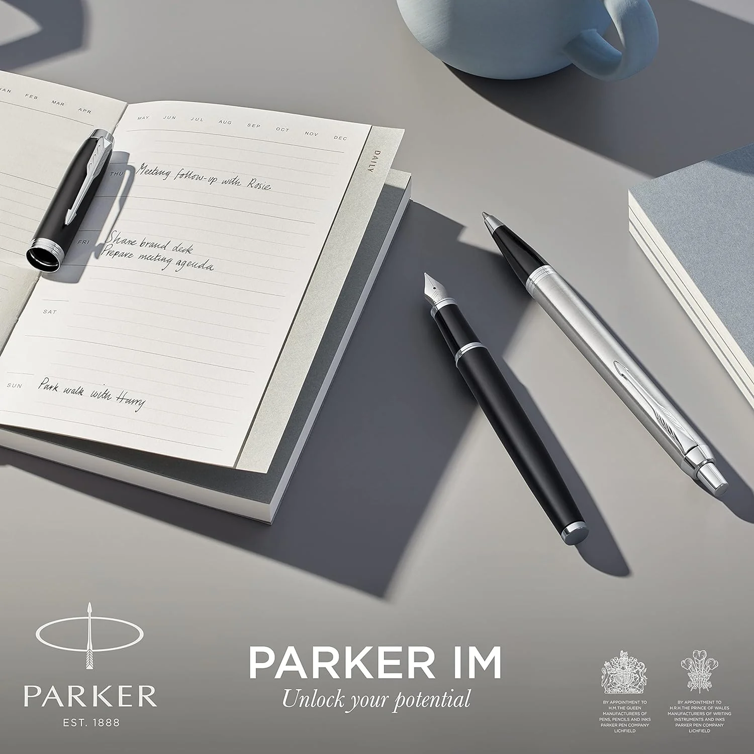 Parker IM Kugelschreiber | Matte Blue | Mittlere Spitze | Blau | Geschenkbox - Image 4