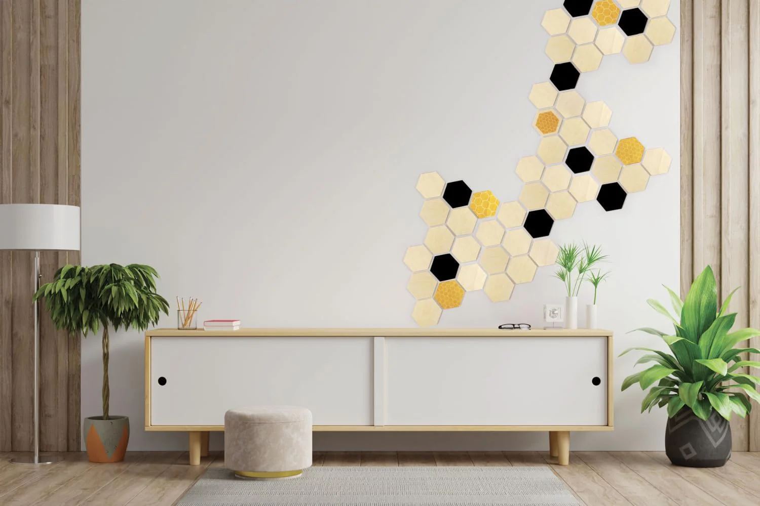 Graine Creative - Graine Houten Hexagon Vormen - 6st. - Image 4