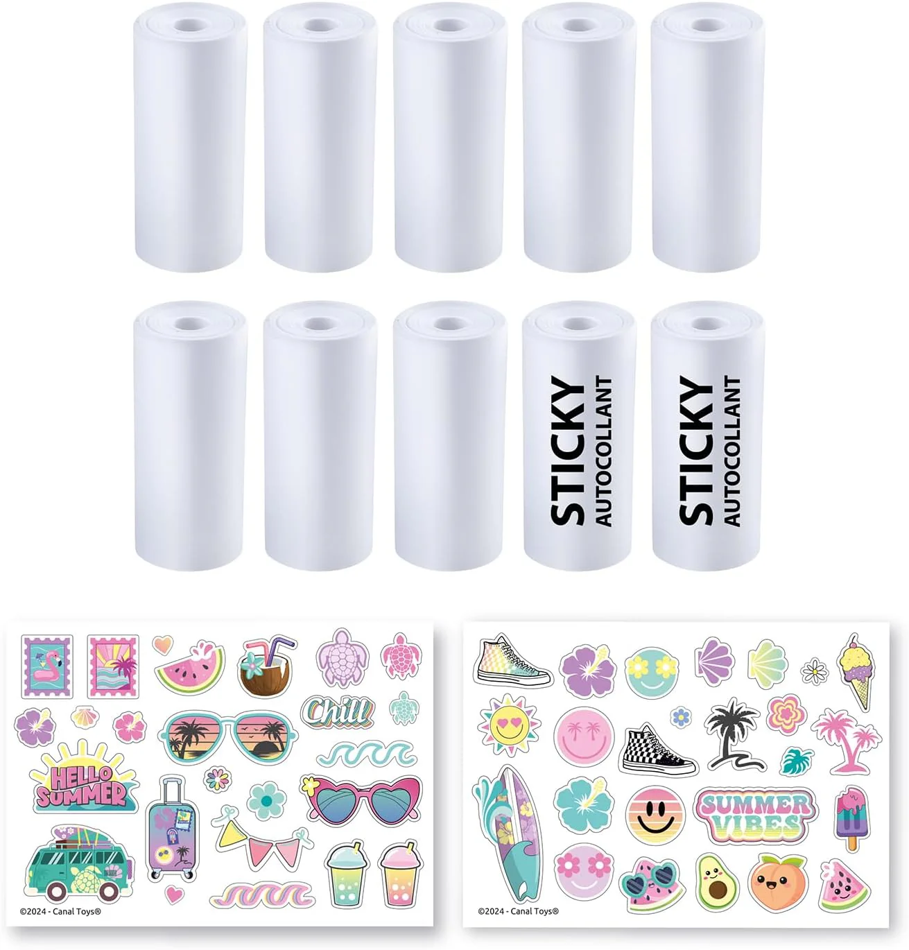 Photo Creator Instant Camera Refill 10 Pack, Photo Creator, Over 700 Prints, Instantly Dry, Personalise Prints with Cool Stickers!, White (CLK 005 - Image 8
