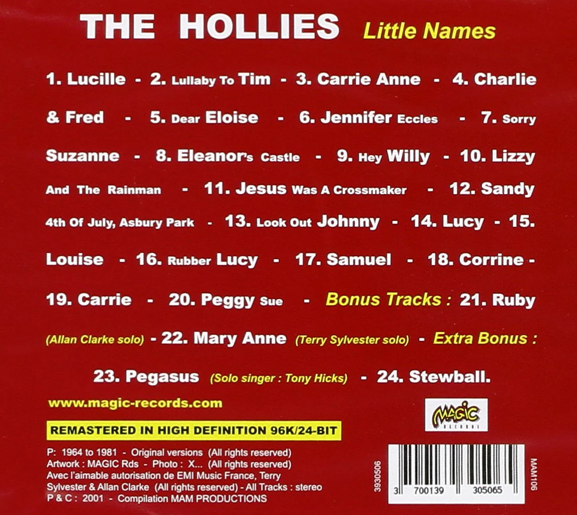 Hollies - Little Names (Cd) - Image 3