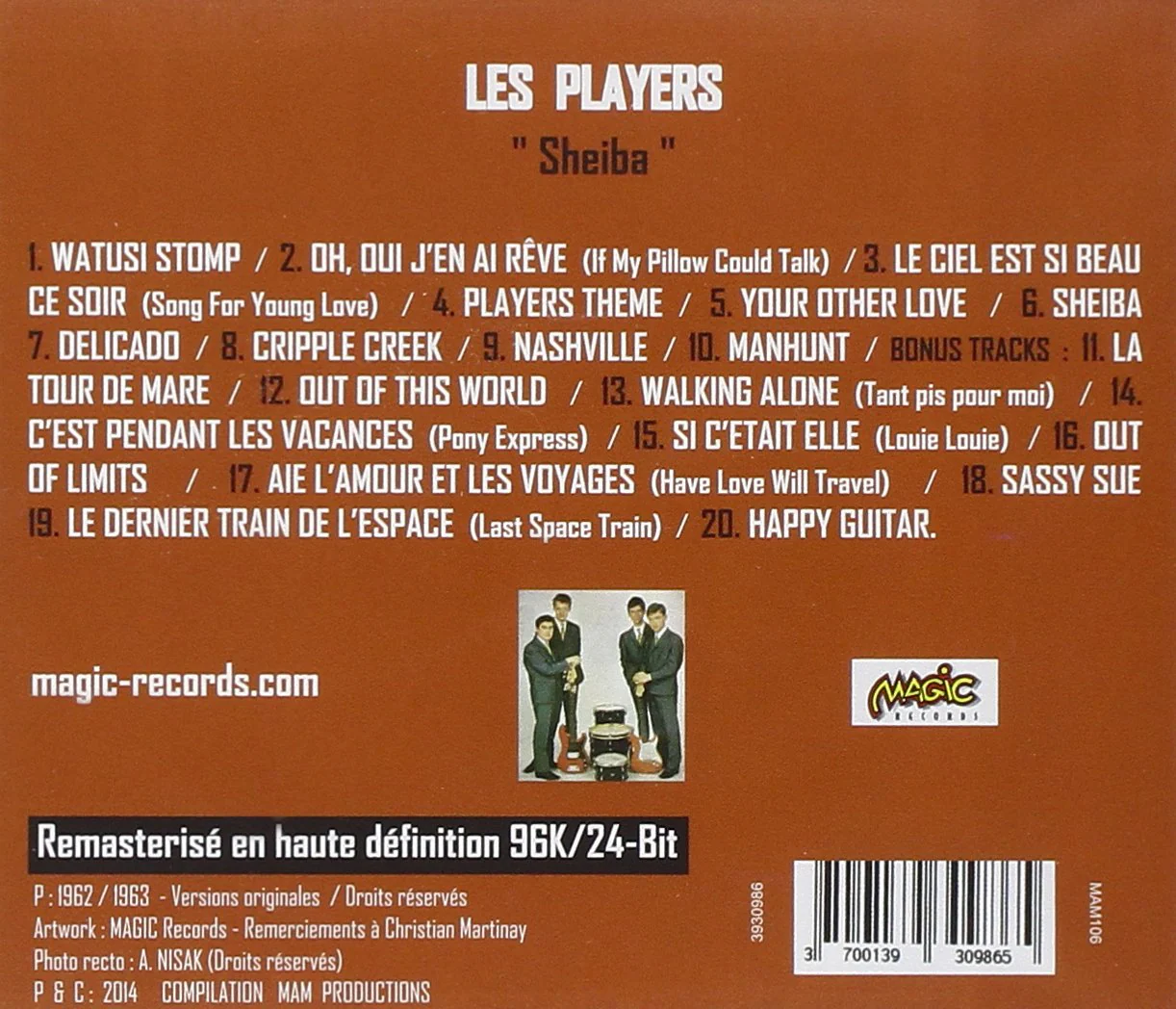 Les Players - Sheiba (Cd) - Image 2