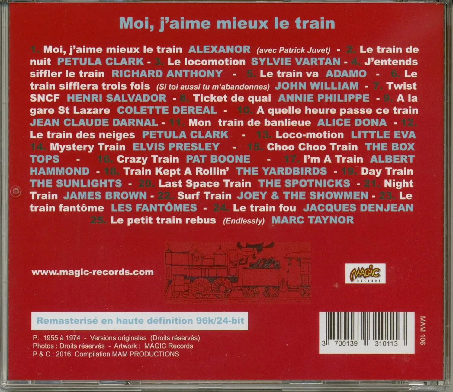 Moi, j'aime mieux le train - cd - Image 2