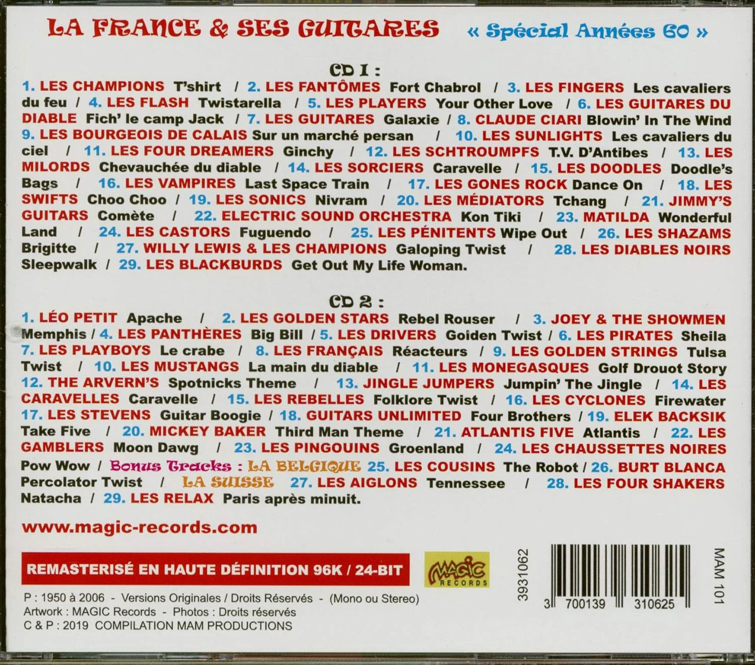 Various Artists - La France Et Ses Guitares (2 Cd) - Image 3
