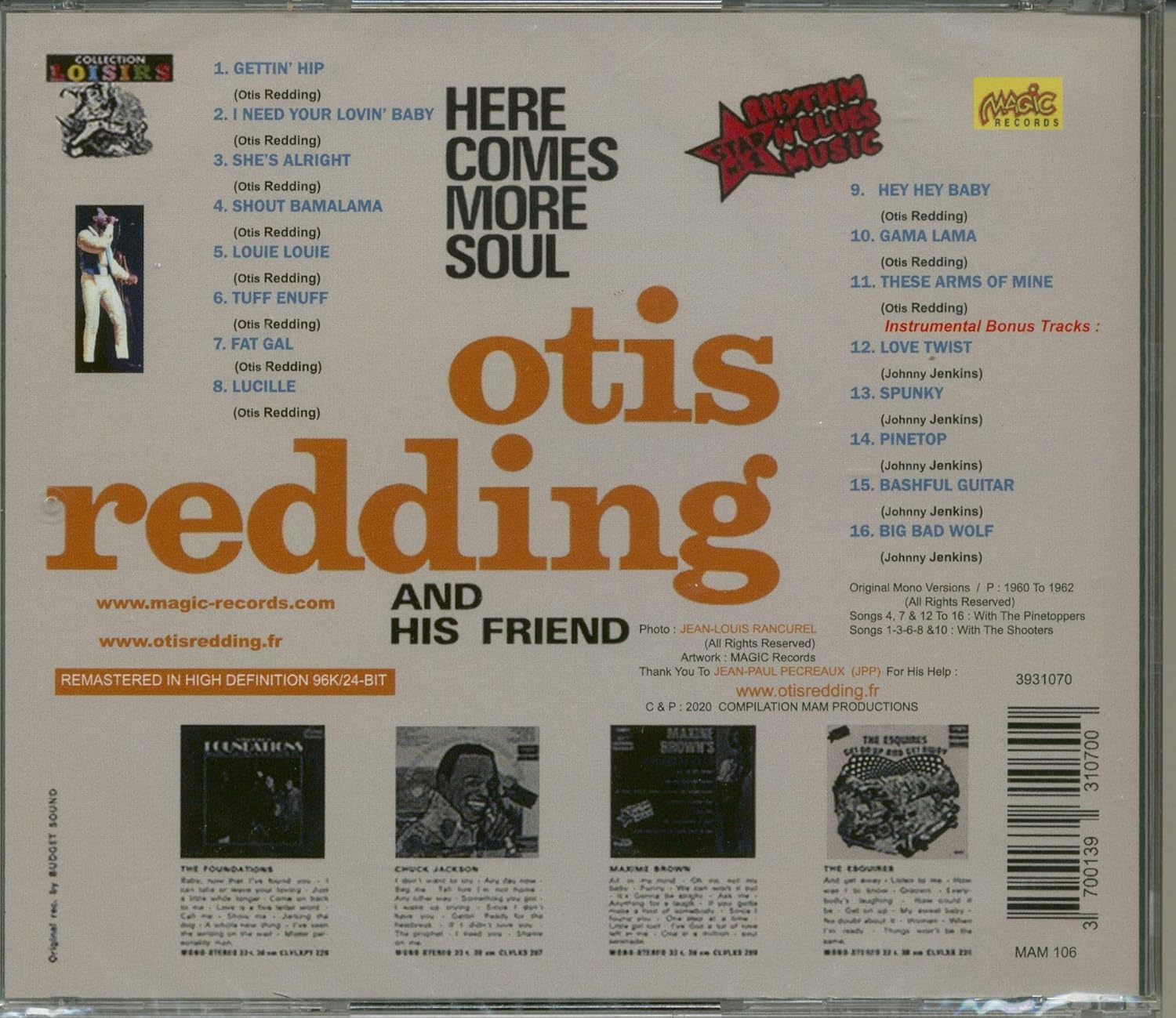 Otis Redding - Otis Redding (Cd) - Image 2