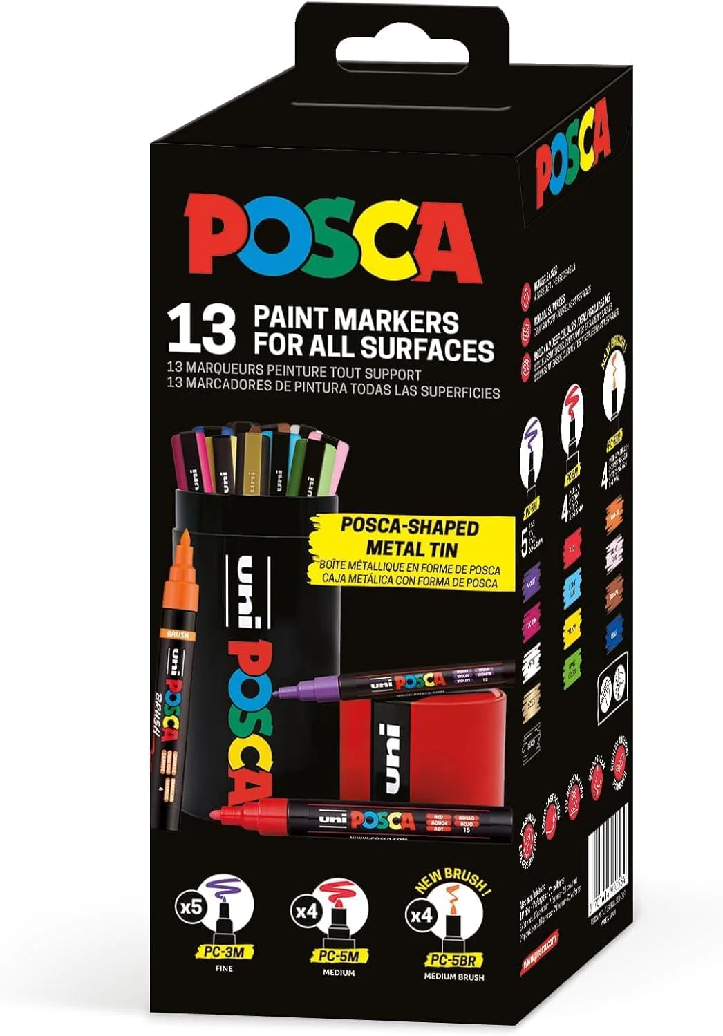 Uni Posca - Uni Posca Pigment Marker Koker Set - 13st. - Image 5