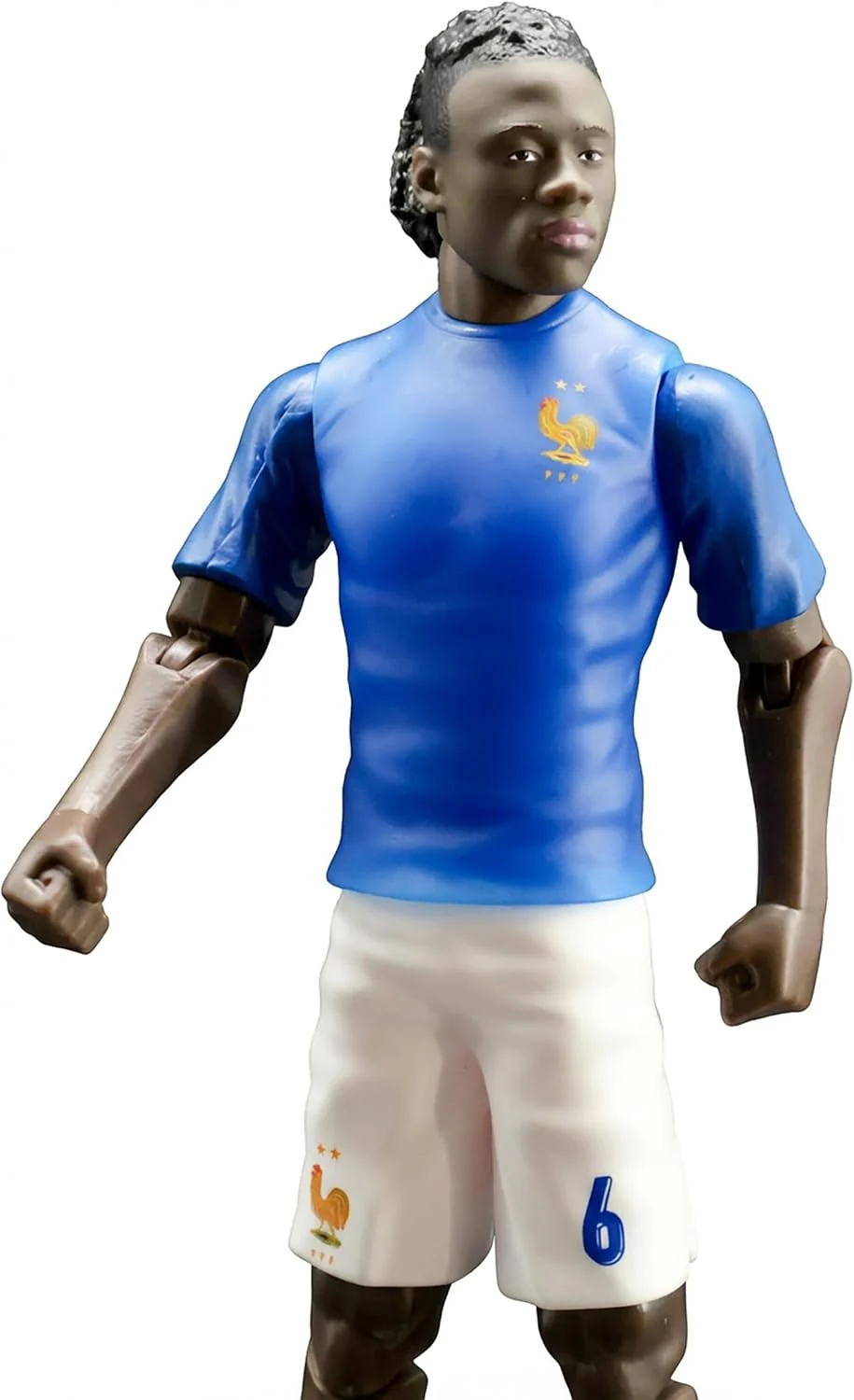 Megableu - FFF Camavinga Figure No. 6-20 cm - Large Realistic & Articulated Football Figure with 10 Points - Officially Licensed Product of the French Team - Football Toy with Ball - Image 5