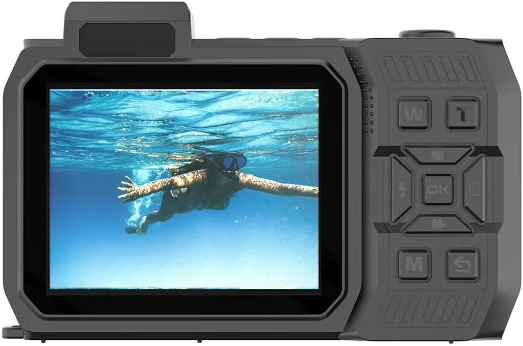 AgfaPhoto Realishot WP9500 - Appareil Photo Numérique Waterproof, Étanche 7m, 24 MP, Zoom 18X, Vidéo 4K, Double Écran 2.9”/1.4” - Noir - Image 5