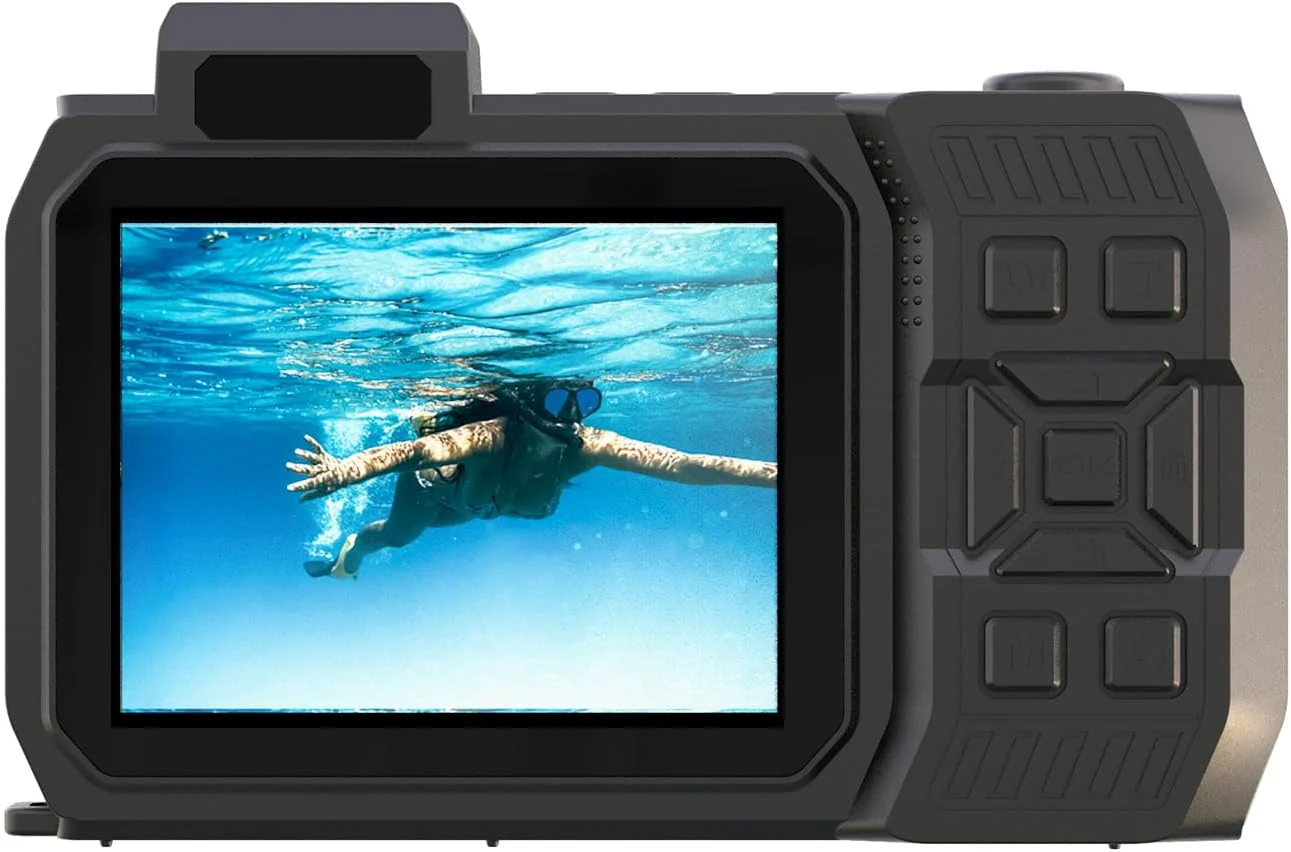 AgfaPhoto Realishot WP9500 - Appareil Photo Numérique Waterproof, Étanche 7m, 24 MP, Zoom 18X, Vidéo 4K, Double Écran 2.9”/1.4” - Orange - Image 4