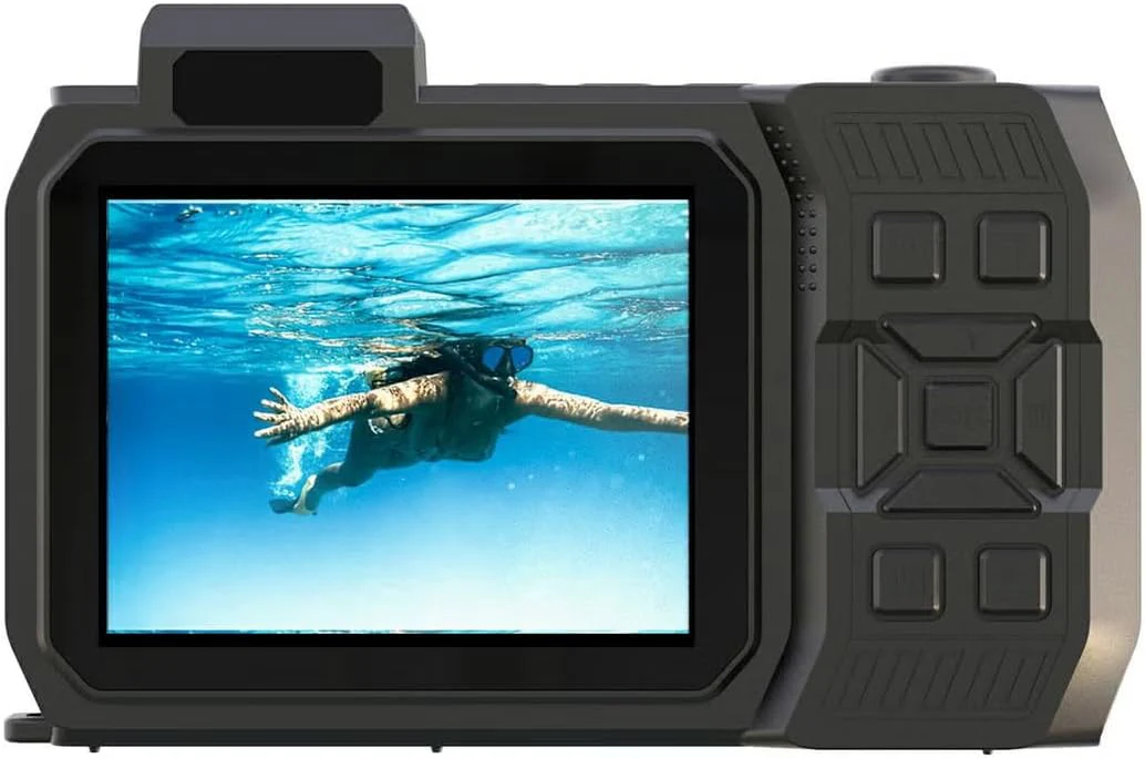 AgfaPhoto Realishot WP9500 - Appareil Photo Numérique Waterproof, Étanche 7m, 24 MP, Zoom 18X, Vidéo 4K, Double Écran 2.9”/1.4” - Orange - Image 5