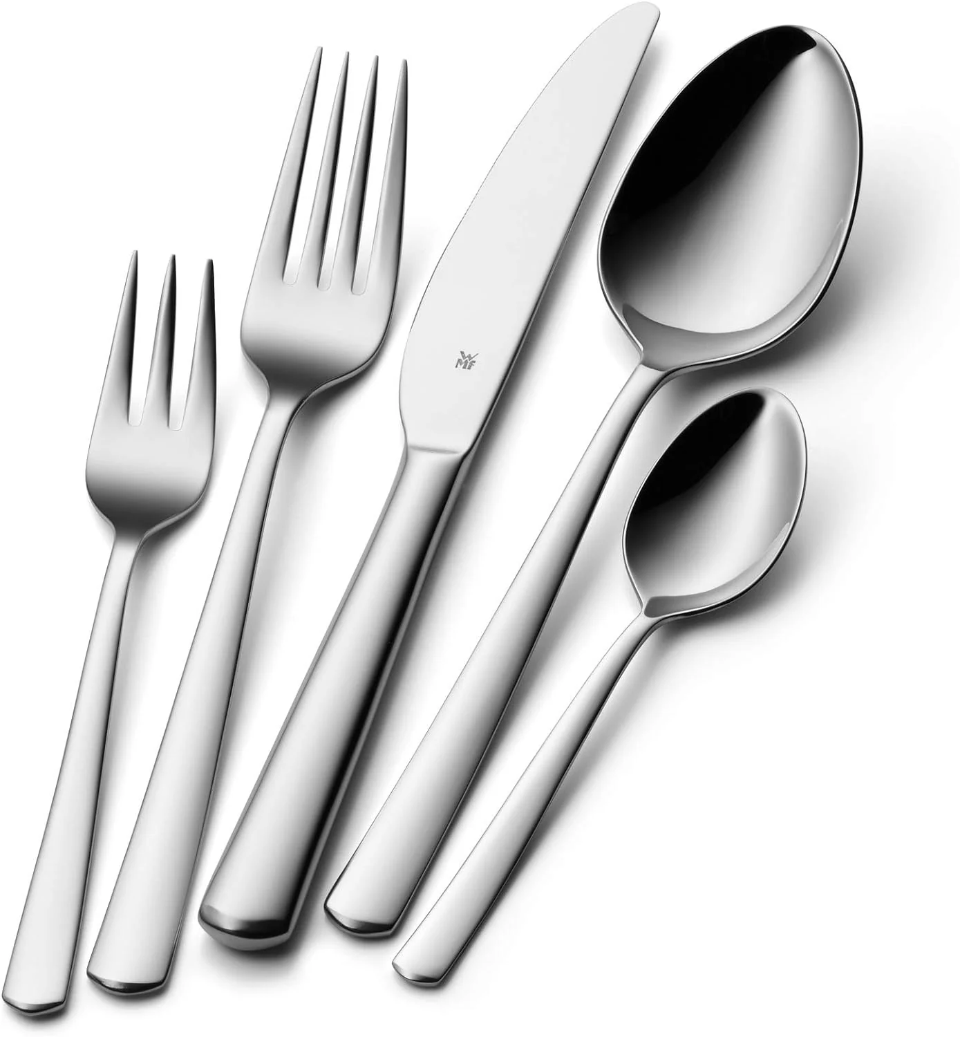 WMF Cutlery Set 30-Pieces for 6 Persons Boston Cromargan 18/10 Stainless Steel Brushed - Image 2
