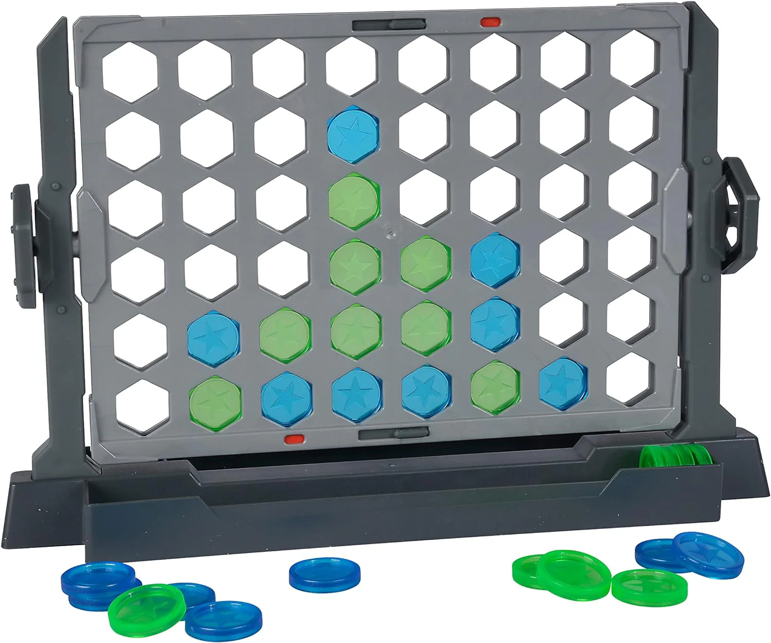 Noris Flip4 606064599 Classic Game Row of 4 for Spinning for Children from 6 Years, Strategy Game for 2 Players - Image 4