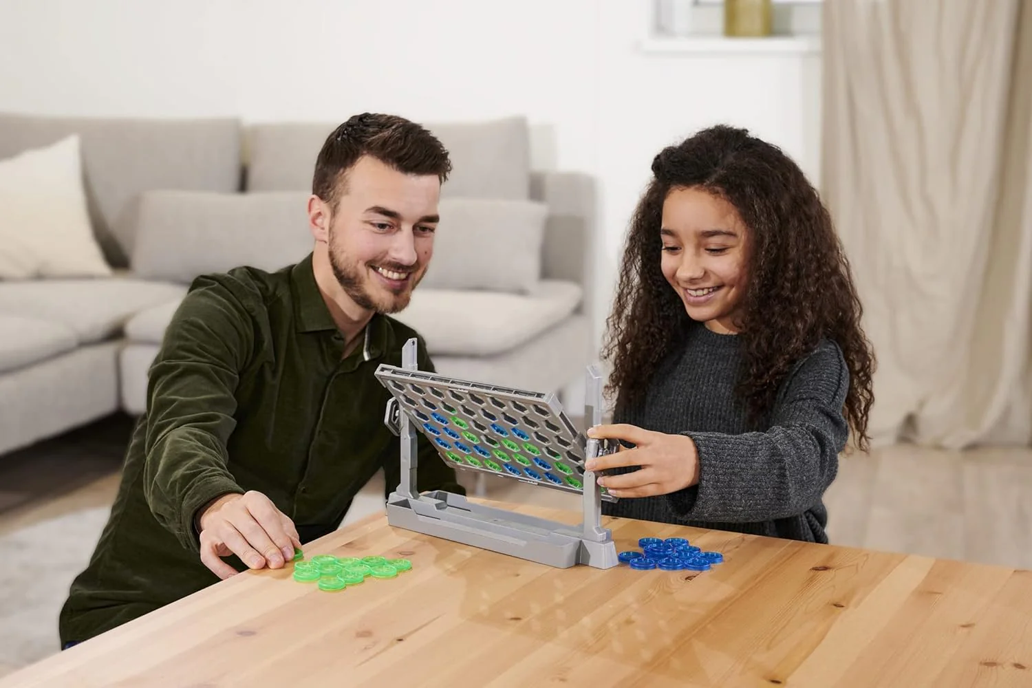 Noris Flip4 606064599 Classic Game Row of 4 for Spinning for Children from 6 Years, Strategy Game for 2 Players - Image 6