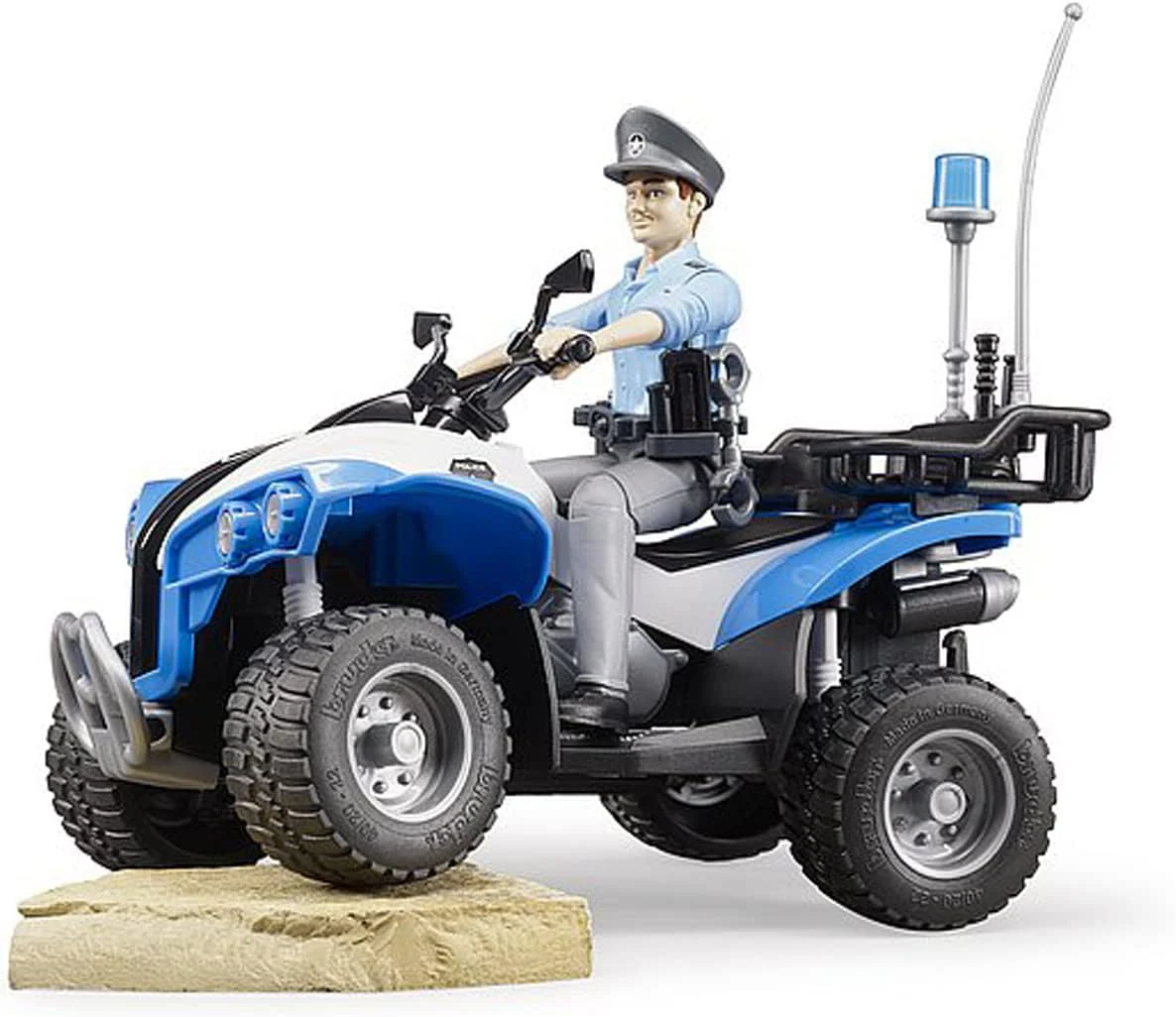 Bruder Police Quad with Police Figure and Accessories - Image 2