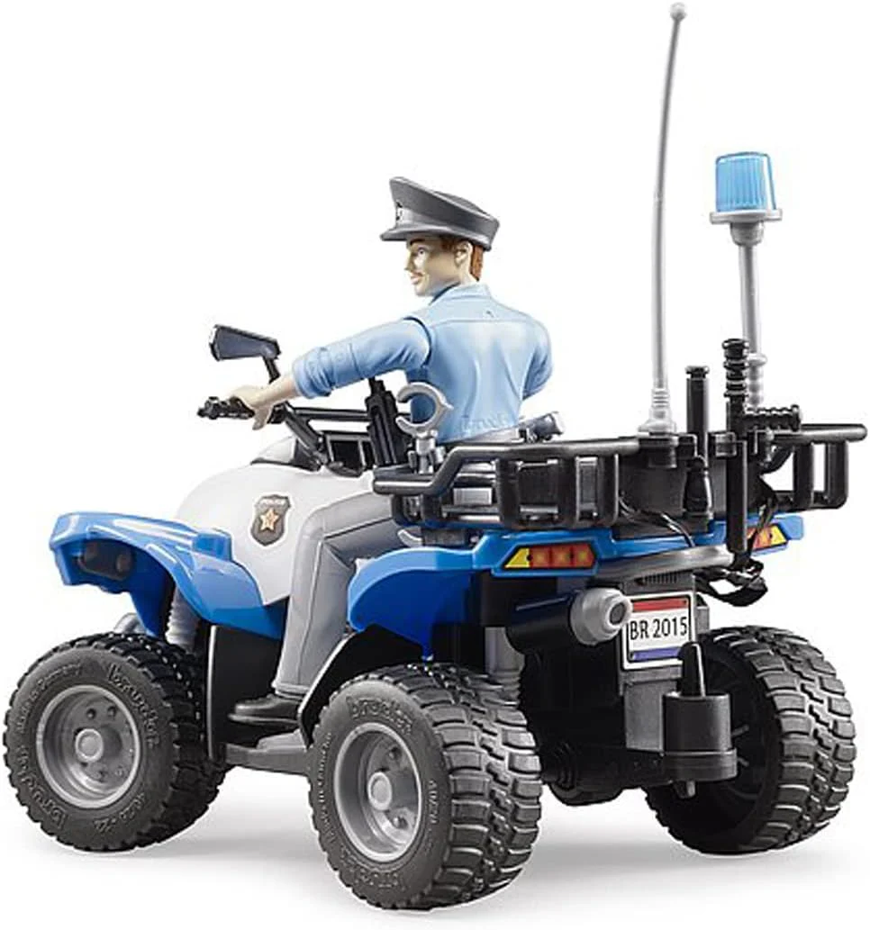 Bruder Police Quad with Police Figure and Accessories - Image 3