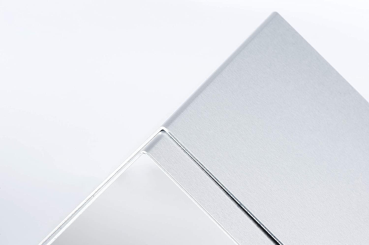 MAUL Buchstütze aus Aluminium (2er Pack) 16x15x21cm | Bücherhalter, Organizer für Kinder, Bücher, Büro, Regal | Bücherstütze im stilvollen Aluminium Design, möbelschonender Buchhalter | Silber - Image 4