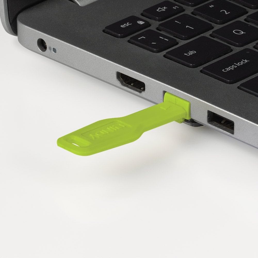 LINDY RJ45 Port Blocker Key, Green - Image 3