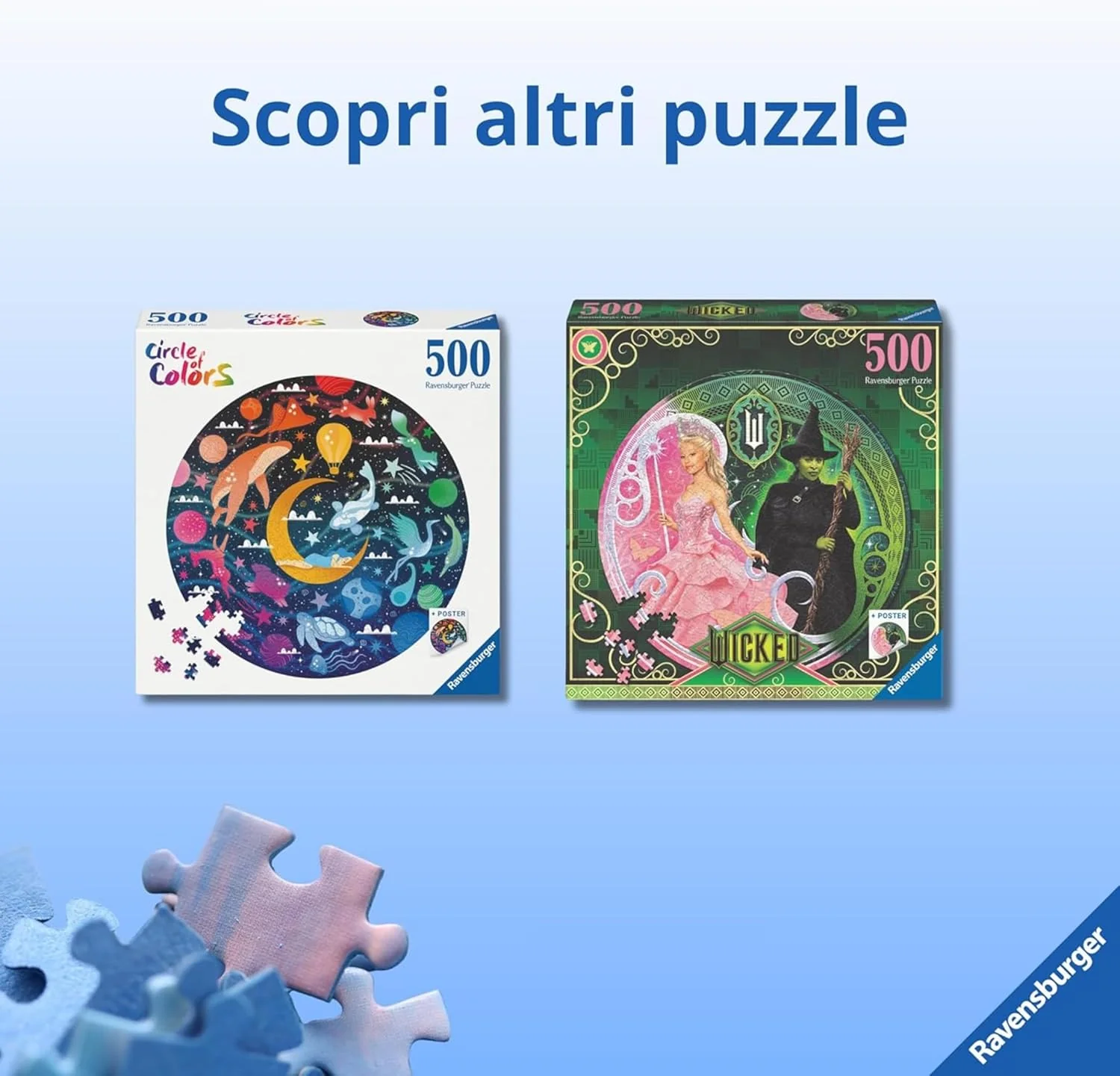 Ravensburger Puzzle 500 Pezzi KPop Demon Hunters – Puzzle Adulti +14 anni, 52 x 52 cm, Puzzle per Adulti Rotondo KPop, Poster Incluso, Idee Regalo - Image 7