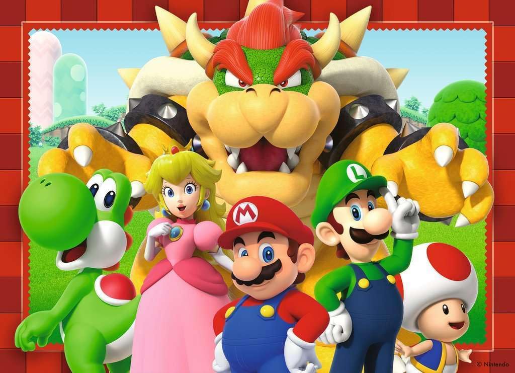 Puzzle per Bambini, 4 x 100 Pezzi, Nintendo Super Mario, Tempo per Mario! - Image 2