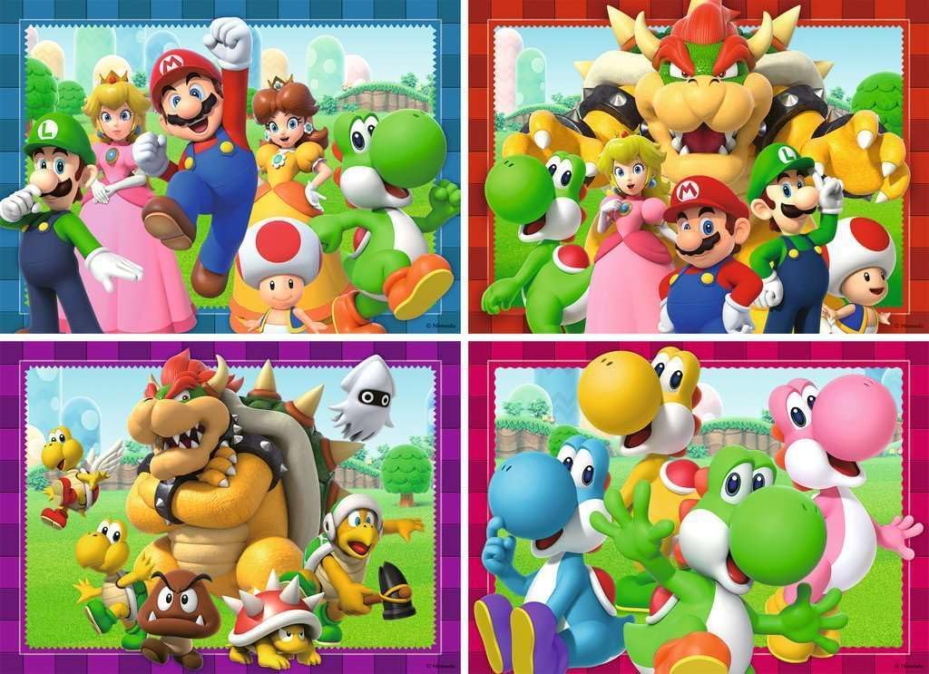 Puzzle per Bambini, 4 x 100 Pezzi, Nintendo Super Mario, Tempo per Mario! - Image 3
