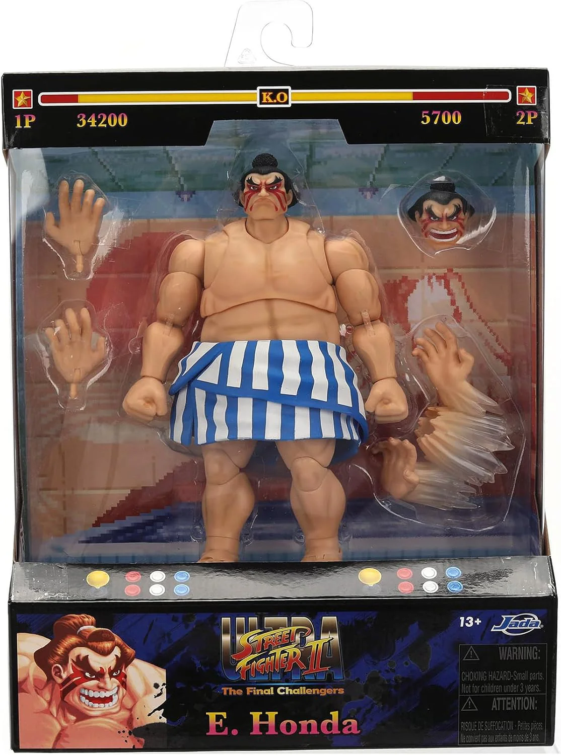 Ultra Street Fighter Ii: The Final Challengers Action Figure 1/12 E. Honda 16 Cm - Image 4
