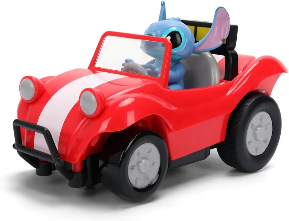 Jada Toys Disney Stitch RC Stitch Buggy (14 cm) - Remote Controlled Car with 2.4 GHz, 1 Channel Control, Toy for Fans and Children from 2 Years, Includes Remote Control - Image 6