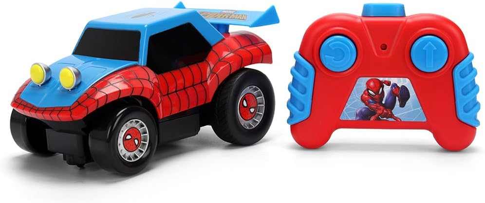 Jada Marvel Spider-Man Buggy, op afstand bestuurd, 14 cm, kinderauto, eenvoudig te bedienen, 2,4 GHz, 1 kanaal, speelgoed voor kinderen vanaf 2 jaar (9336980314R00 - Image 5