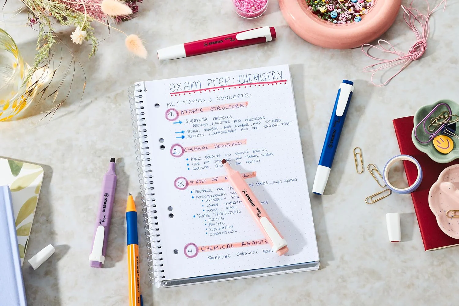 STABILO swing cool - Evidenziatore - NatureCOLORS Wildflower - Astuccio da 4 - Colori assortiti - Image 4