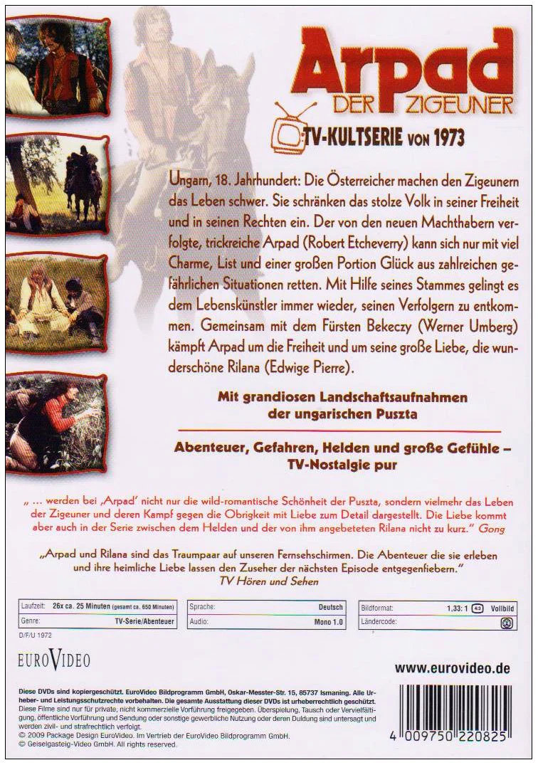 ARPAD, DER ZIGEUNER - ARPAD, DER ZIGEUNER - DIE KOMPLETTE SERIE IN EINER BOX - Image 2