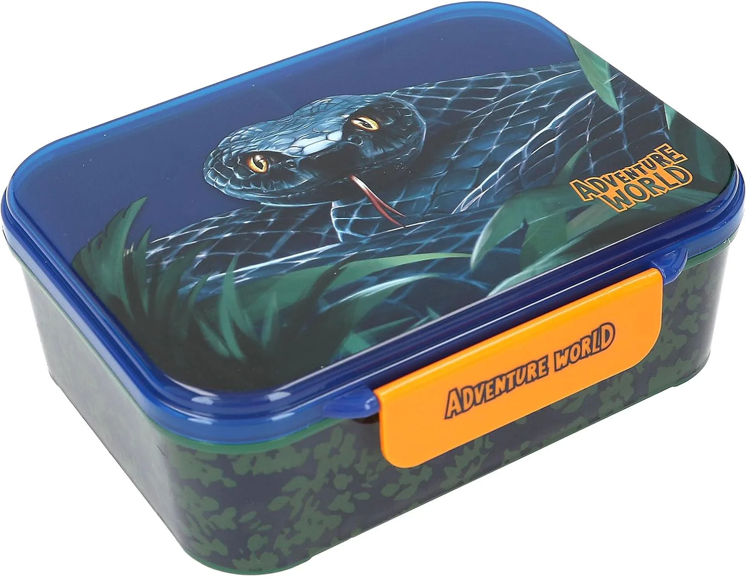 Dino World - Adventure World Lunchbox Snake - Blue-Green - Image 2