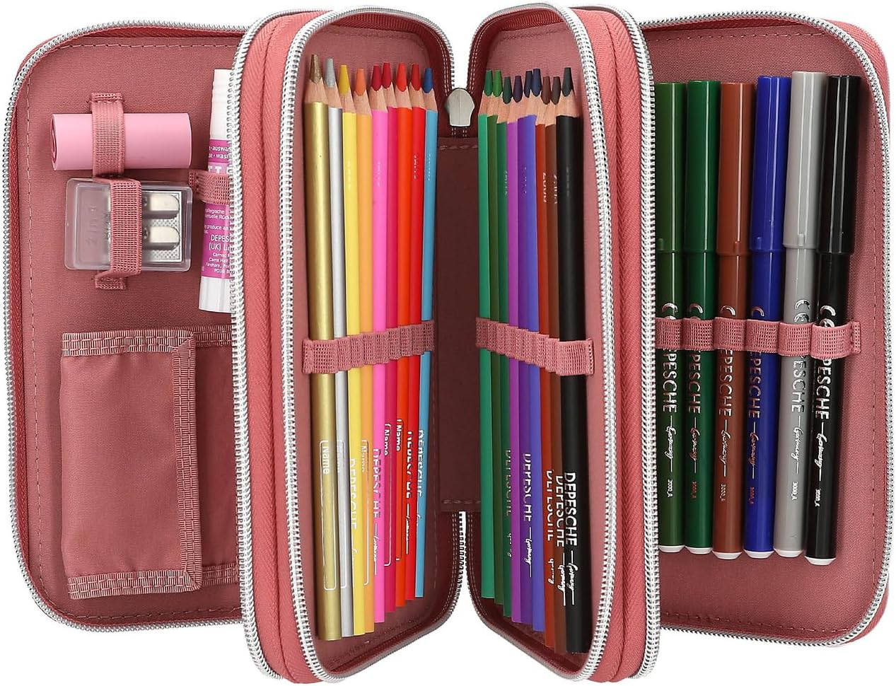 Topmodel - Triple Pencil Case - Dots - Image 4