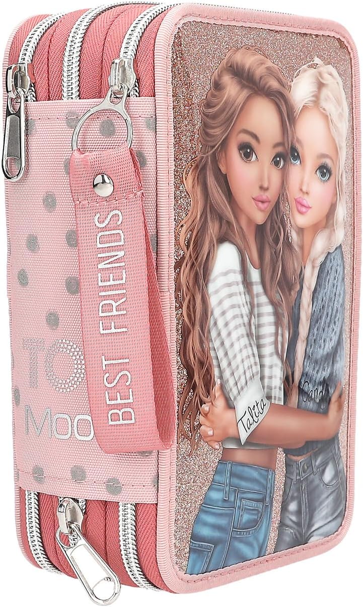 Topmodel - Triple Pencil Case - Dots - Image 5