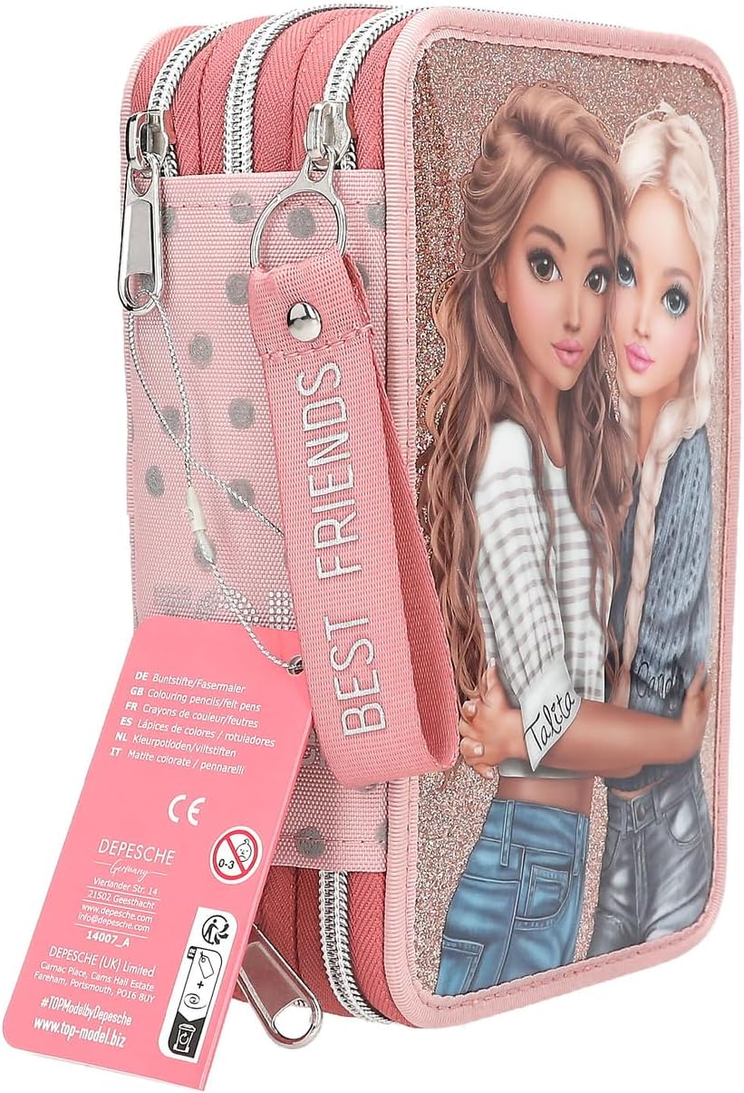 Topmodel - Triple Pencil Case - Dots - Image 7