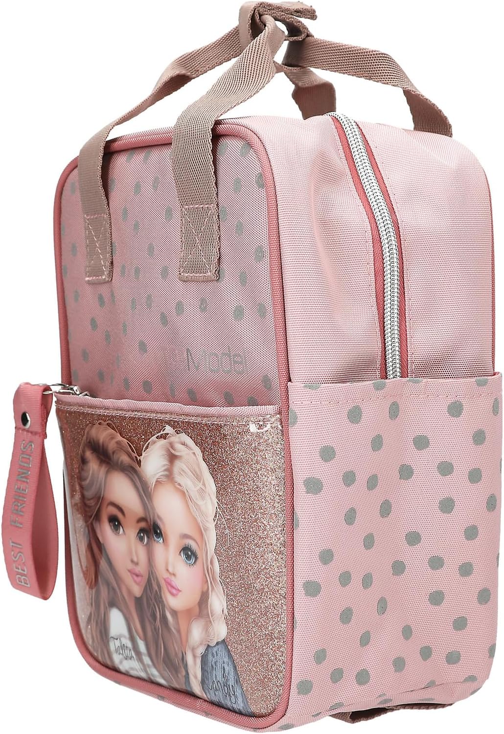 Topmodel - Topmodel Backpack Dots - RosT With Grey Dots - Small - Image 3