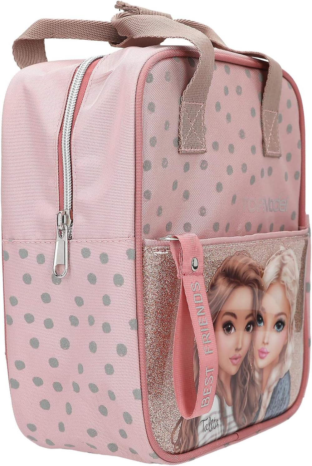Topmodel - Topmodel Backpack Dots - RosT With Grey Dots - Small - Image 5
