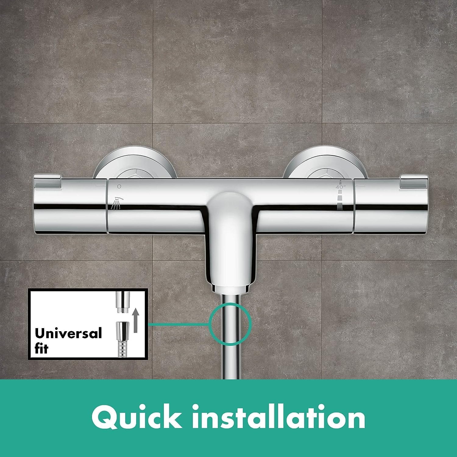 Hansgrohe Thermostatische Bad- En Douchemengkraan Myfox Chroom - Image 2