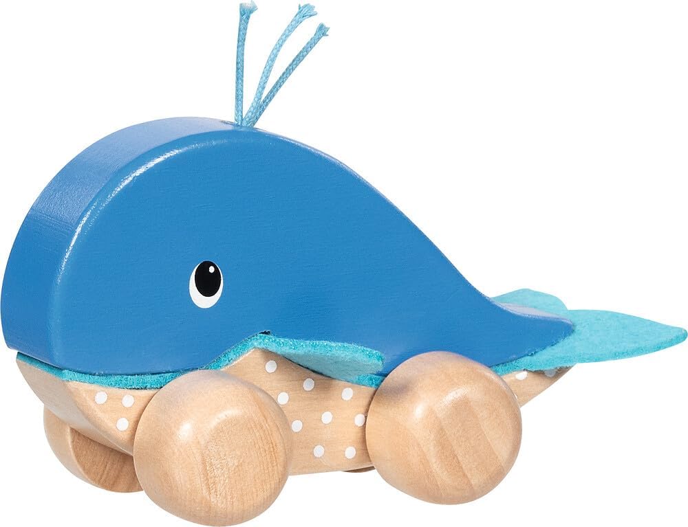 Goki - Push Along Animal Whale Finnie (55828) - Image 2