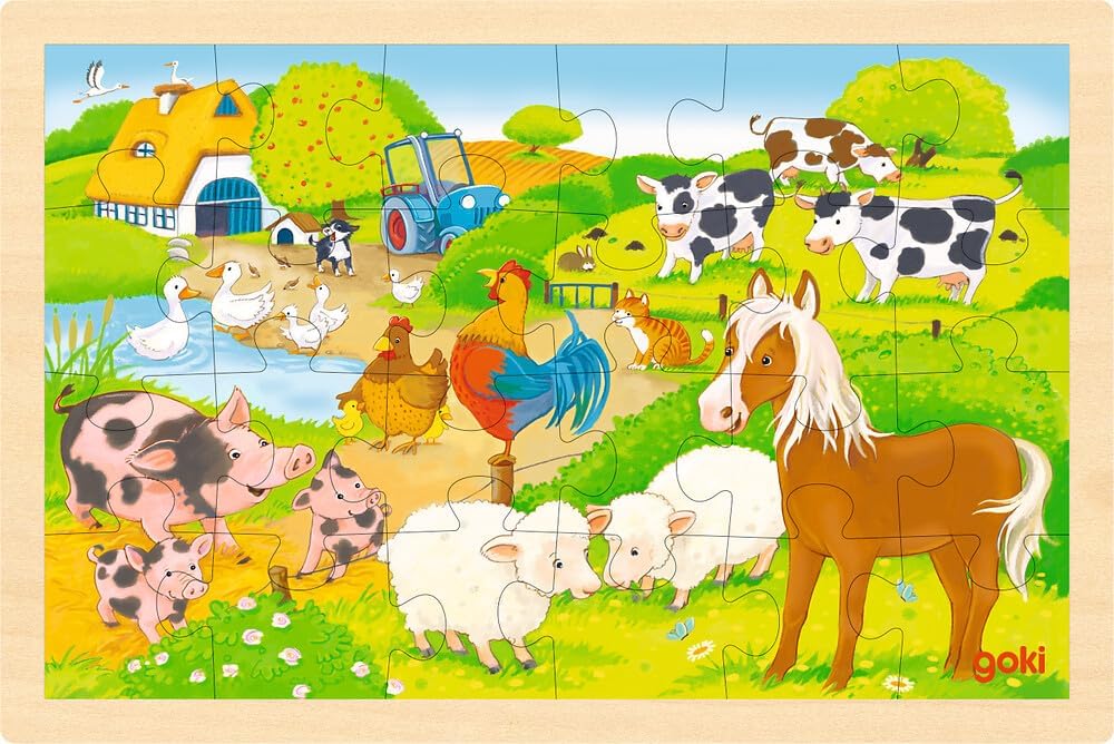 Goki - Puzzle Farm / Zoo (57302) - Image 2