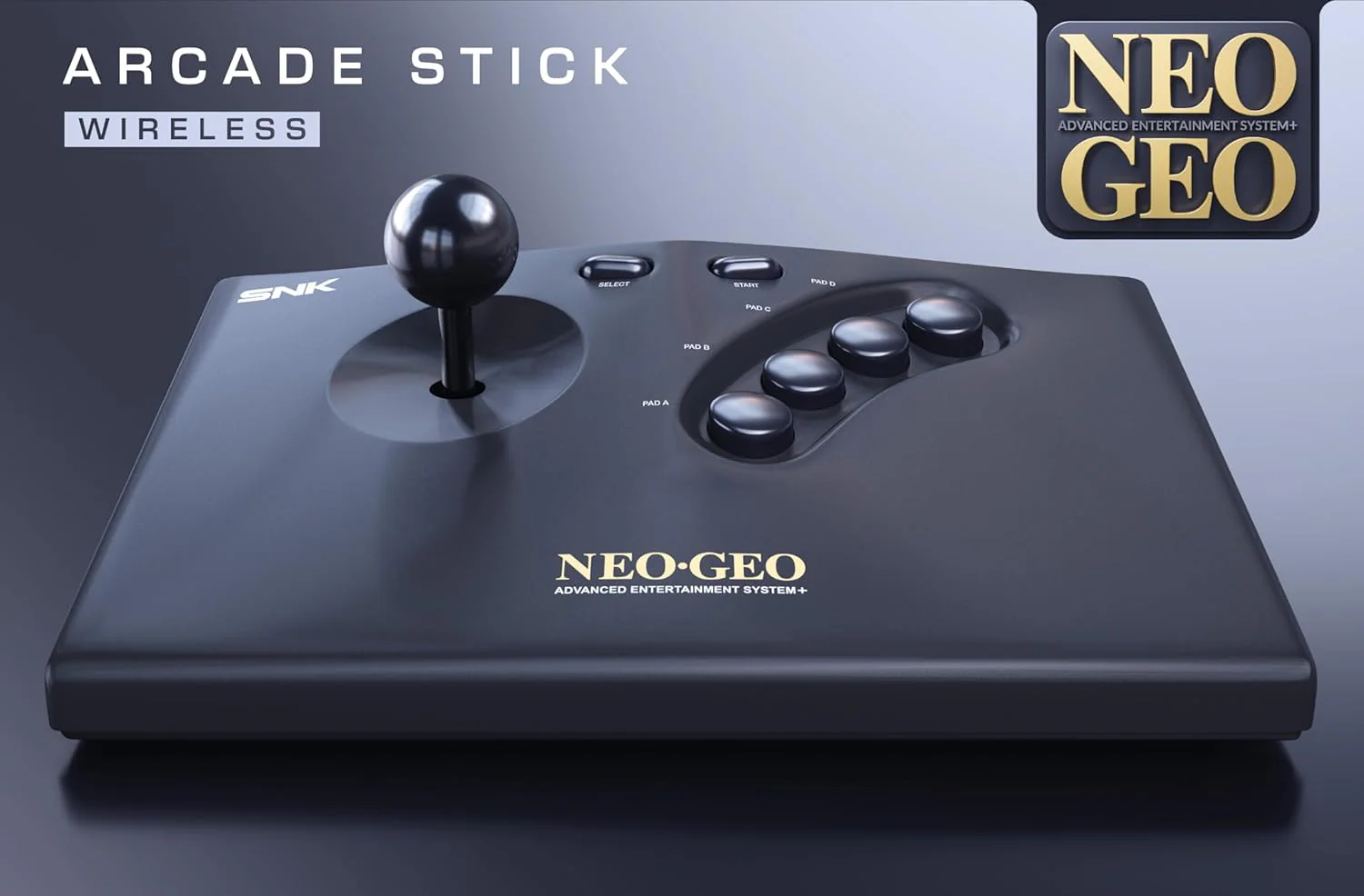 NEOGEO AES+ Arcade Stick (Black) - Image 3