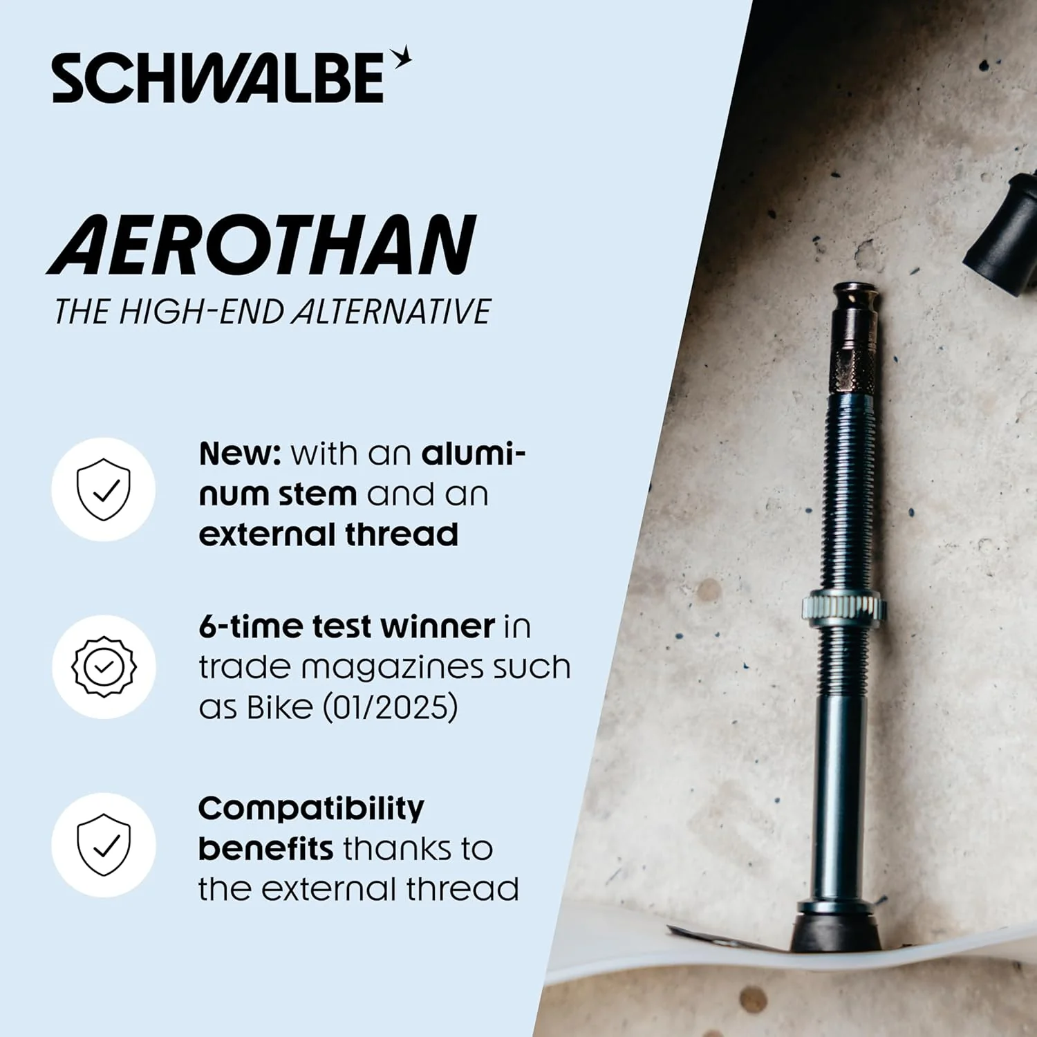 Schwalbe Aerothan - Tubo flessibile per bicicletta Urban, MTB, Race e Touring Biciclette - Tubo flessibile per bicicletta in TPU - Made in Germany - Image 7