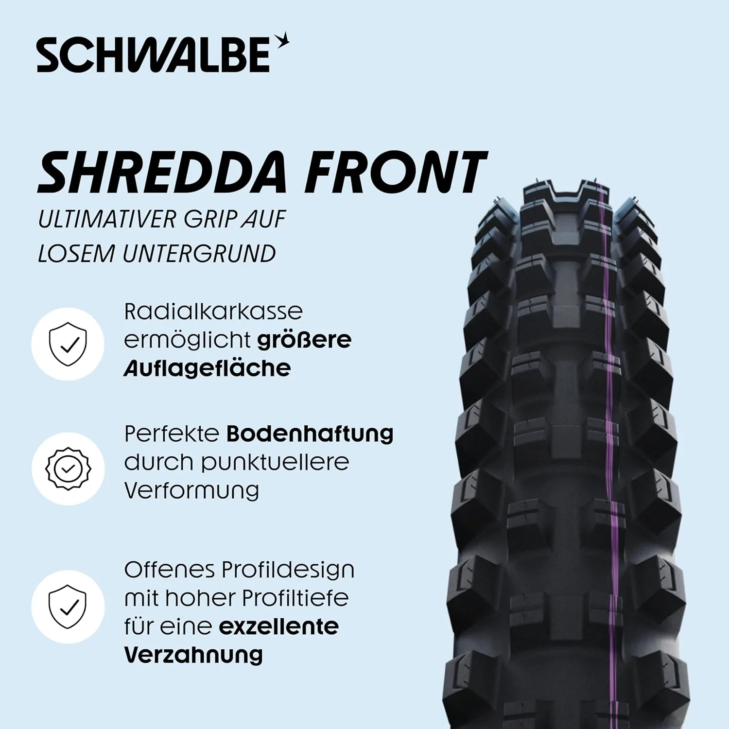 Schwalbe Shredda F Gravity Pro, TLR - Image 5