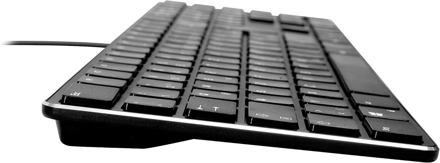 Speedlink Teclado Riva con Mecanismo de Tijera – Teclado para PC Conectado por Cable, Teclado USB silencioso con Teclas Planas, con 7 Teclas multifuncionales, distribución Alemana, Negro - Image 4