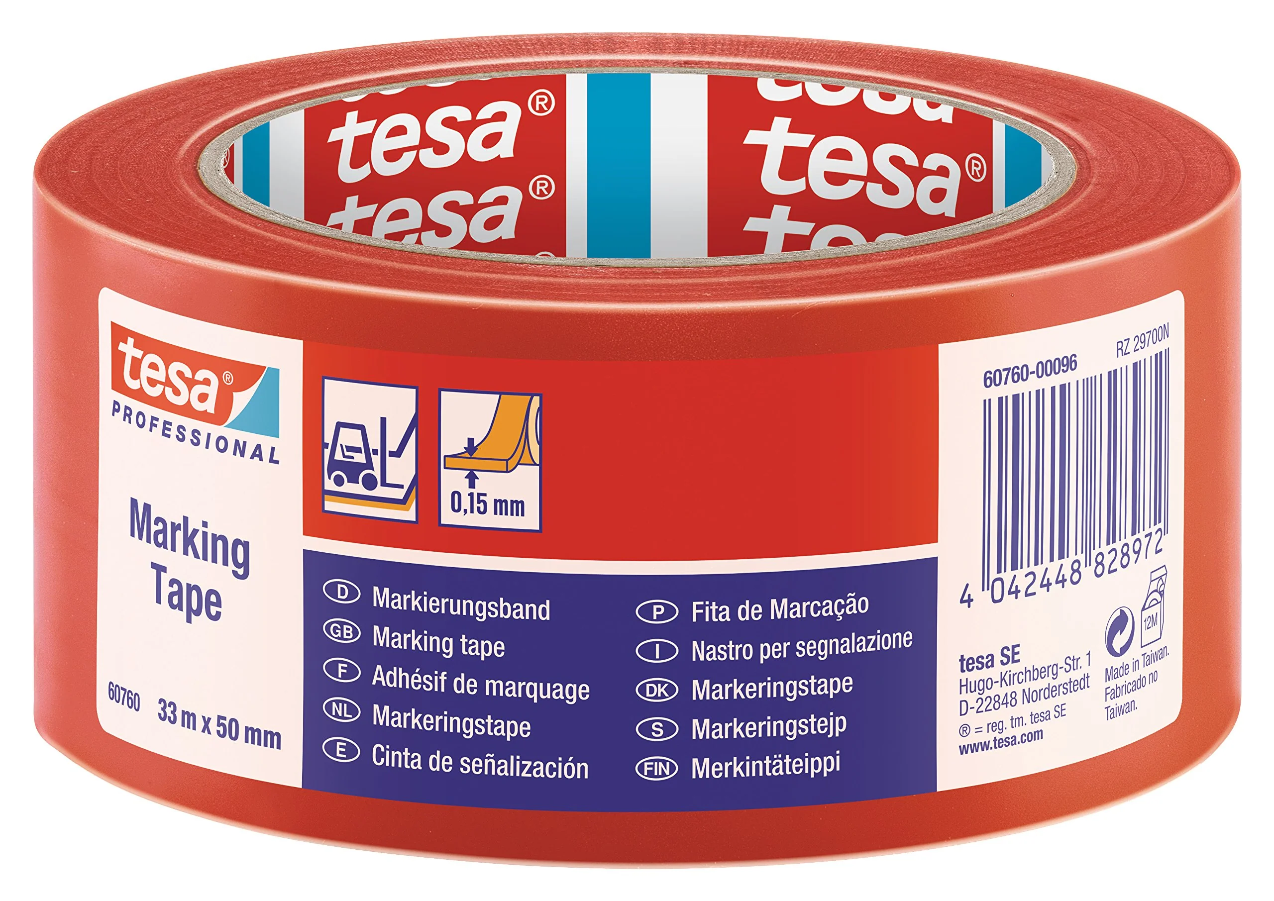 Quantore - Markeringstape Tesa Professional Rood