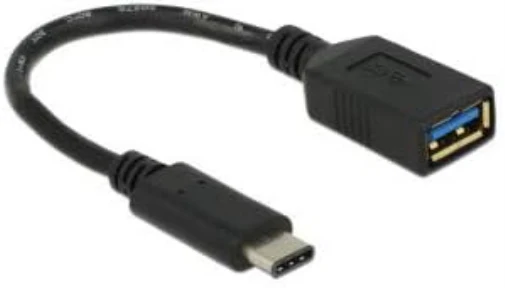 DeLOCK Adaptor Cable USB 3.1 Gen 1 USB Type C Male to USB A Female 15 cm Black - Image 4