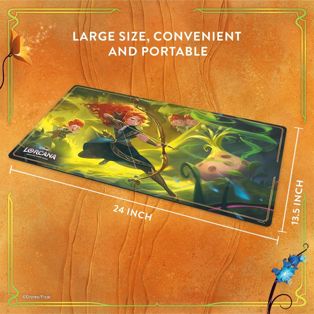 Ravensburger Disney Lorcana TCG – Unknown Countries – Trading Card Game – Playmat Merida Mat – Ages 8 and Above - Image 2