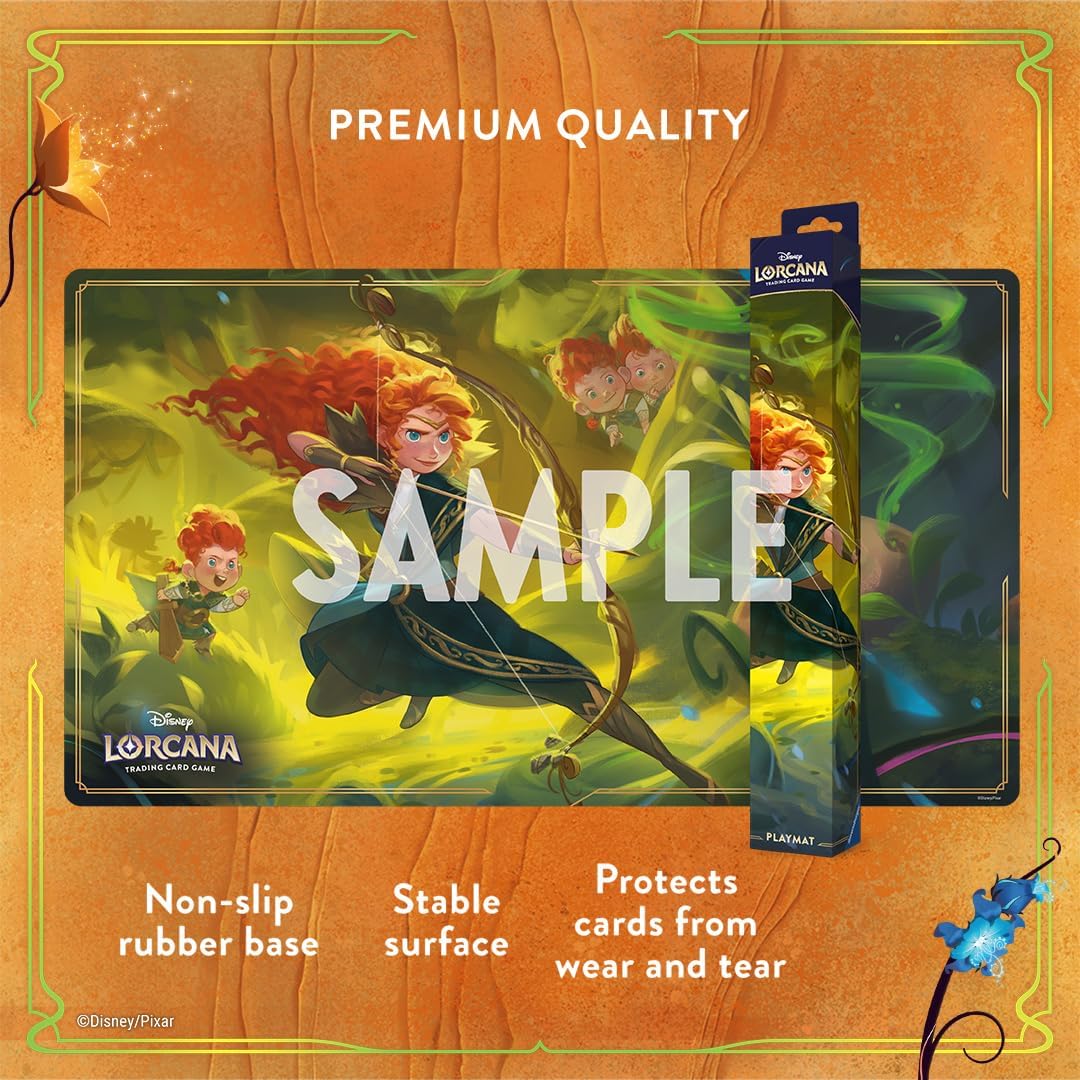 Ravensburger Disney Lorcana TCG – Unknown Countries – Trading Card Game – Playmat Merida Mat – Ages 8 and Above - Image 3