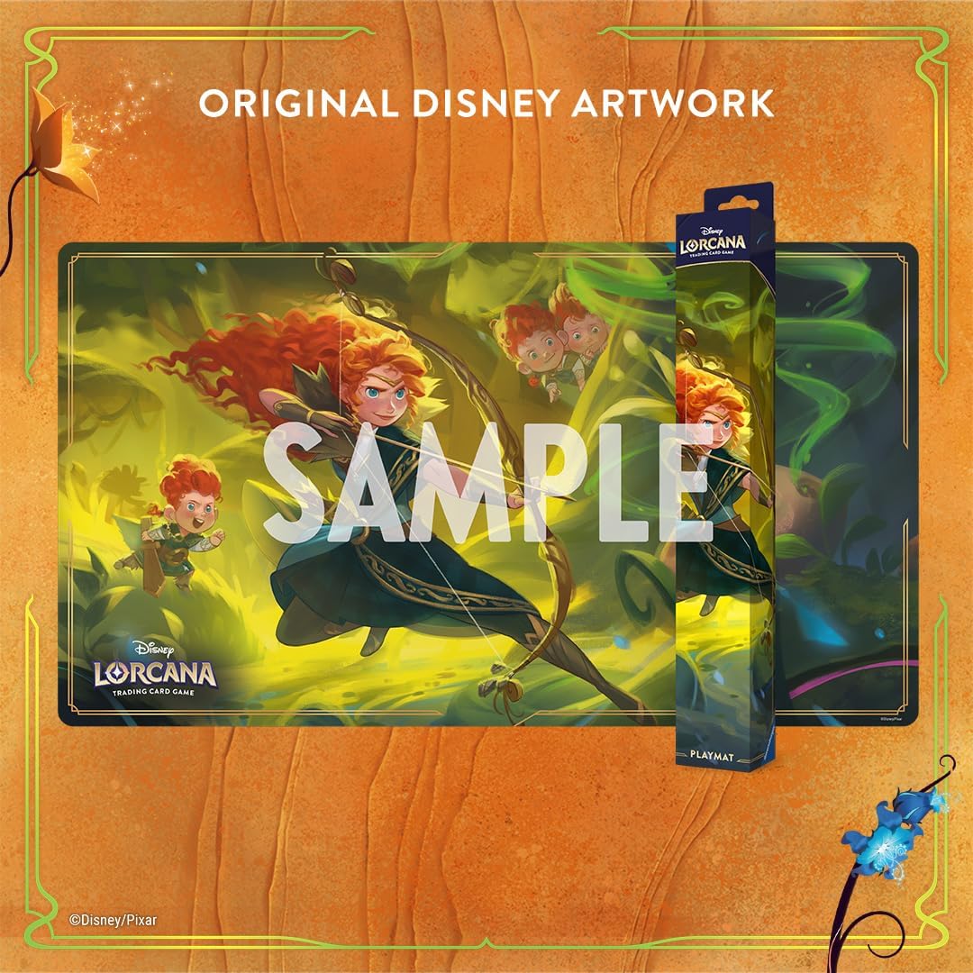 Ravensburger Disney Lorcana TCG – Unknown Countries – Trading Card Game – Playmat Merida Mat – Ages 8 and Above - Image 4