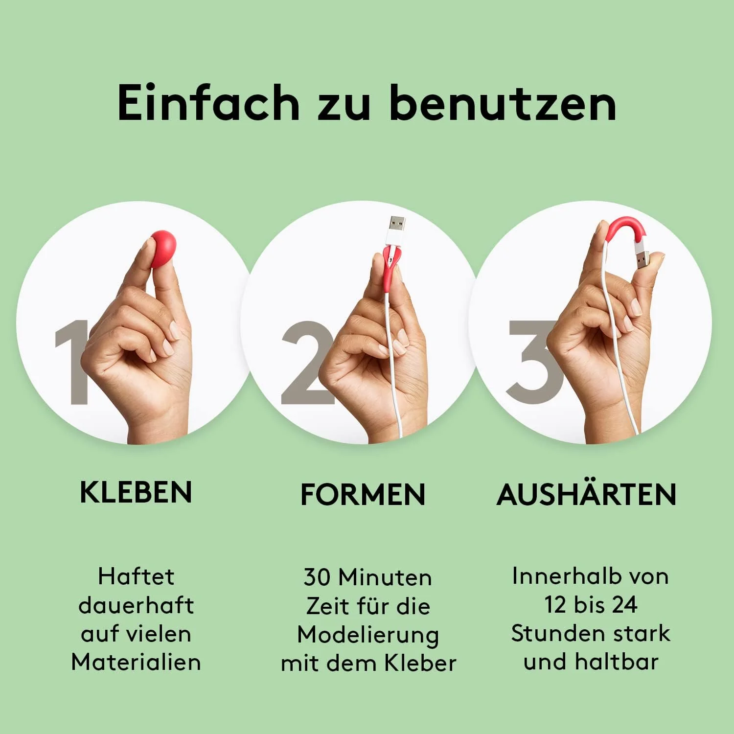 tesa Sugru formbar Allzwckkleb 3er schw. - Image 8